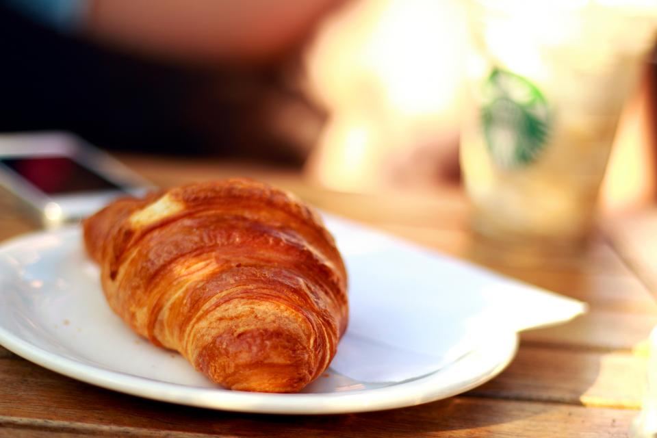 Fresh croissants