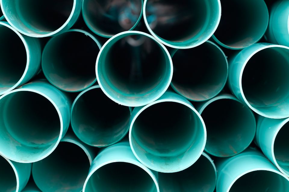 Rows of pipes